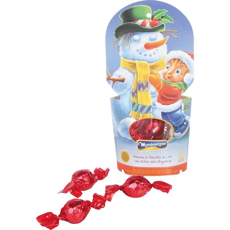 Caixa Bombom Natal 55g Chocolate Montevergine - Ovo de Páscoa